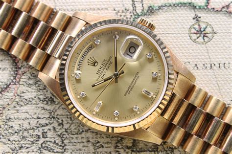 1990 18k 38mm rolex day date|Rolex Day-Date 18238.